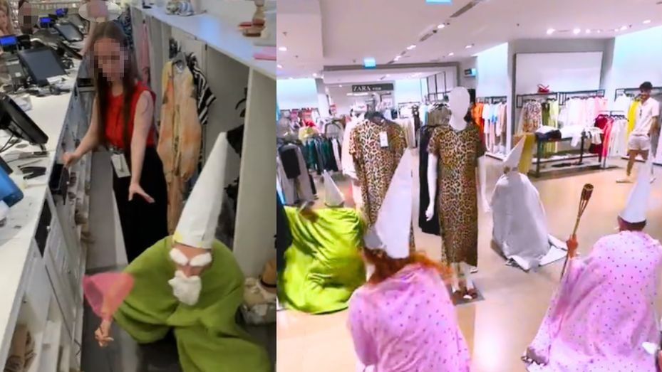 Terroryzuje pracowników galerii i nic sobie z tego nie robi. To jego sposób na sławę