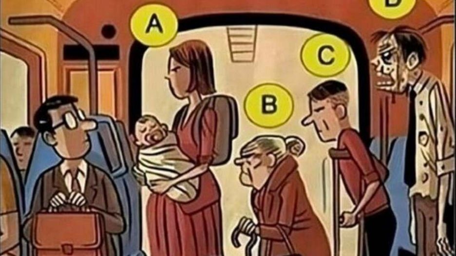 Ustąp miejsca najbardziej potrzebującej osobie. Twój wybór może wiele ujawnić