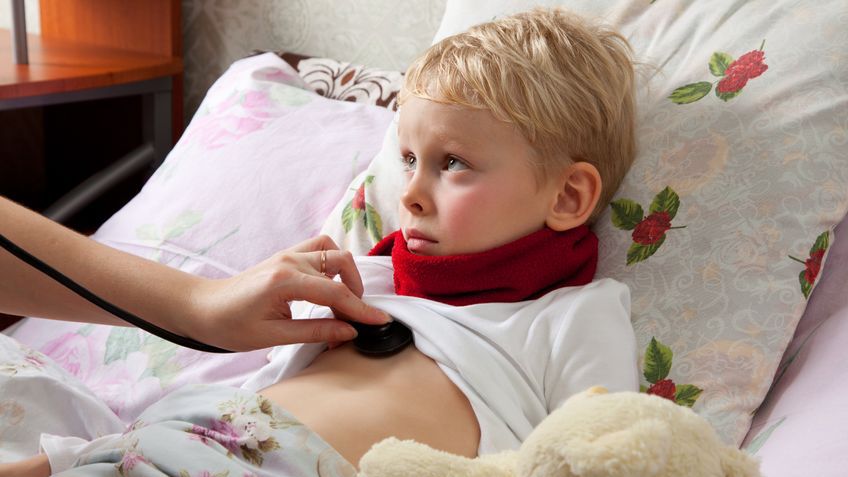 O powikłania grypy u dzieci nietrudno.