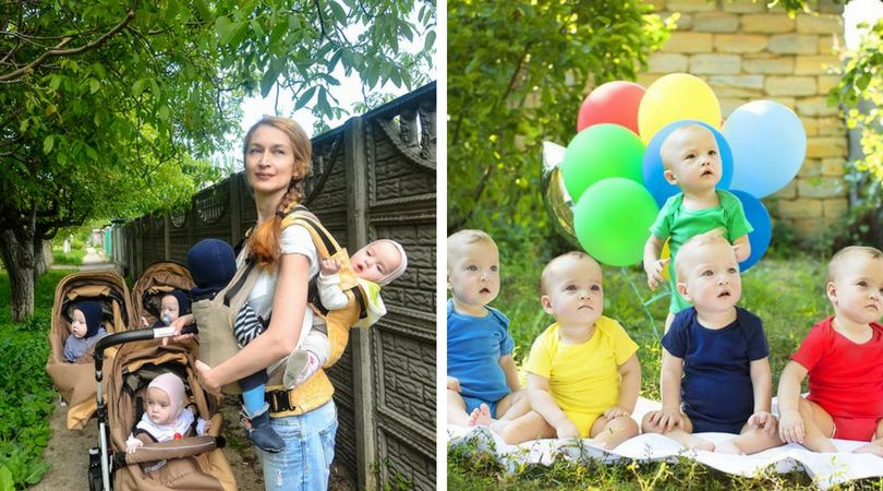 Pięcioraczki przyszły na świat przez cesarskie cięcie. Teraz mają rok i rozwijają się zdrowo