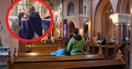 Nietypowe sceny podczas rekolekcji. Ksiądz chwycił za mikrofon i się zaczęło