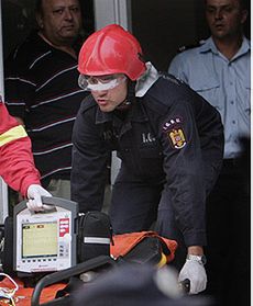 Pożar szpitala w Bukareszcie