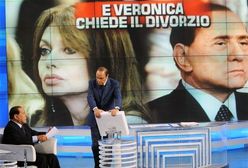 Plakaty z żoną Berlusconiego jako kandydatką opozycji