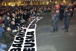 Policja rozpędziła demonstrację zwolenników ETA