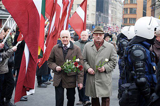 Łotysze uczcili pamięć żołnierzy Waffen SS