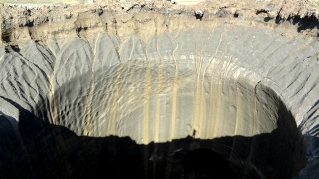 Krater na Syberii