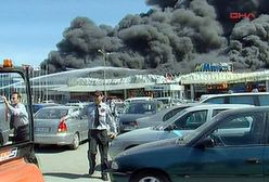 Pożar na lotnisku w Stambule