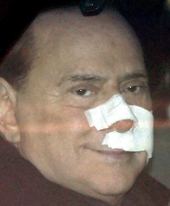 Poturbowany Berlusconi na zakupach