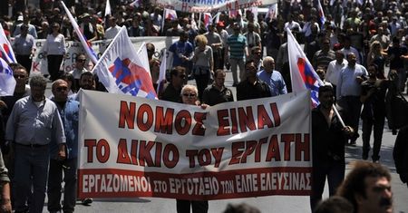 Włoscy komuniści solidarni z komunistami z Grecji