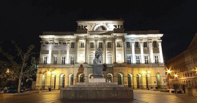 Paac Staszica w Warszawie - siedziba Instytutu Nauk Ekonomicznych PAN</br>