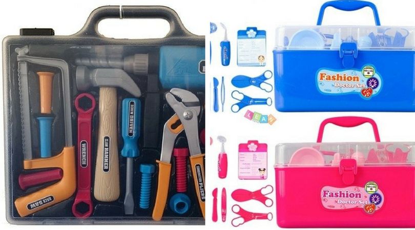 Dzieci w zabawach lubią wcielać się w role, najczęściej w przedstawicieli różnych zawodów