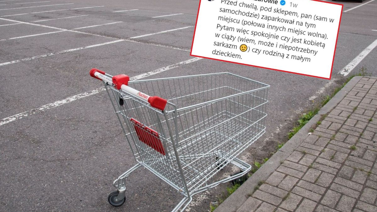 Zaparkował na miejscu dla rodzin z dziećmi. "Chyba pani widzi fotelik w samochodzie?!"