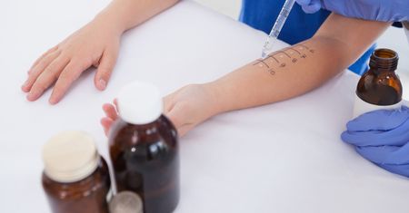 Testy skórne z alergenami wziewnymi i pokarmowymi