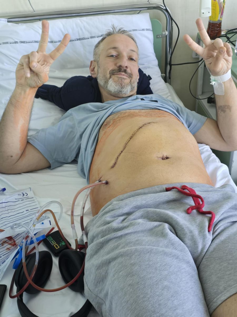 Igor Wiśniewski w szpitalu