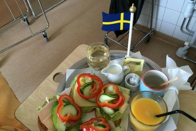 Posiłki w szwedzkim szpitalu 