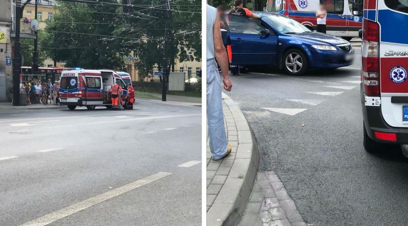 Samochód potrącił pieszego. Sądzono, że sprawca wypadku jest pijany. Okazało się, że jest chory