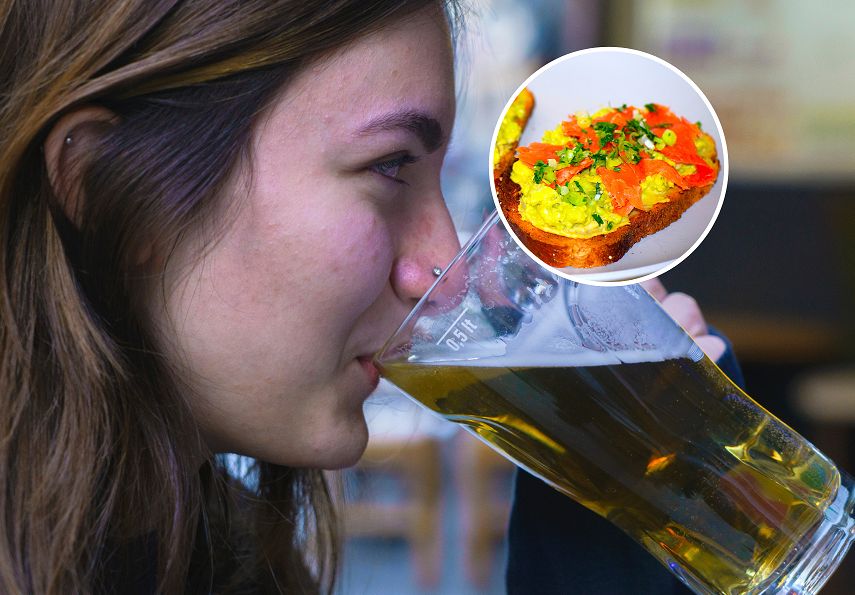 Zjedz, gdy pijesz alkohol. Wątroba będzie ci wdzięczna