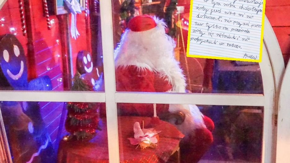 Nietypowy list do św. Mikołaja.