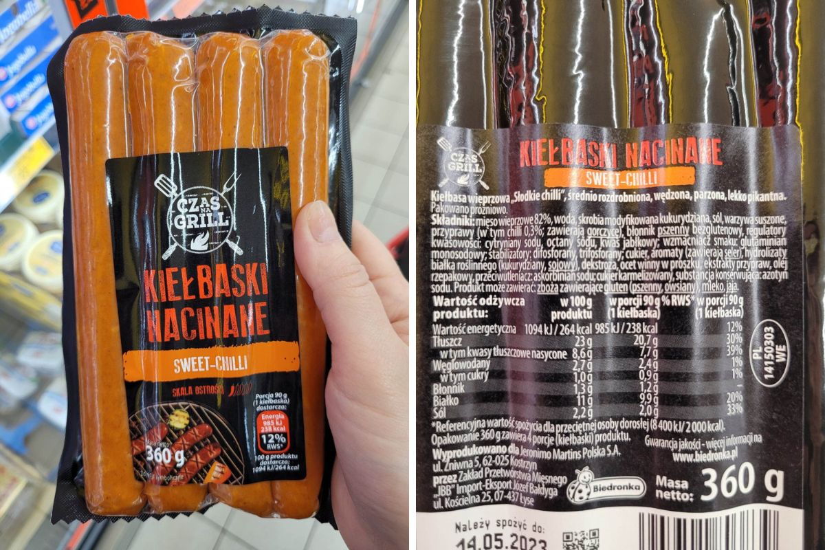 Czas na grill. Kiełbaski nacinane sweet chilli