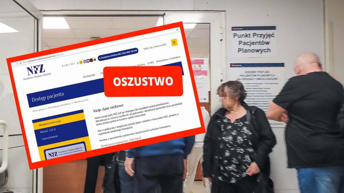 "Uwaga! Oszuści mogą podszywać się pod NFZ"