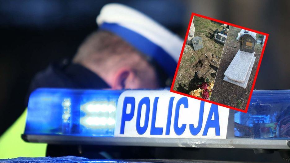 "Oburzająca kradzież". Zdemontowali i wynieśli płytę z grobu dziecka