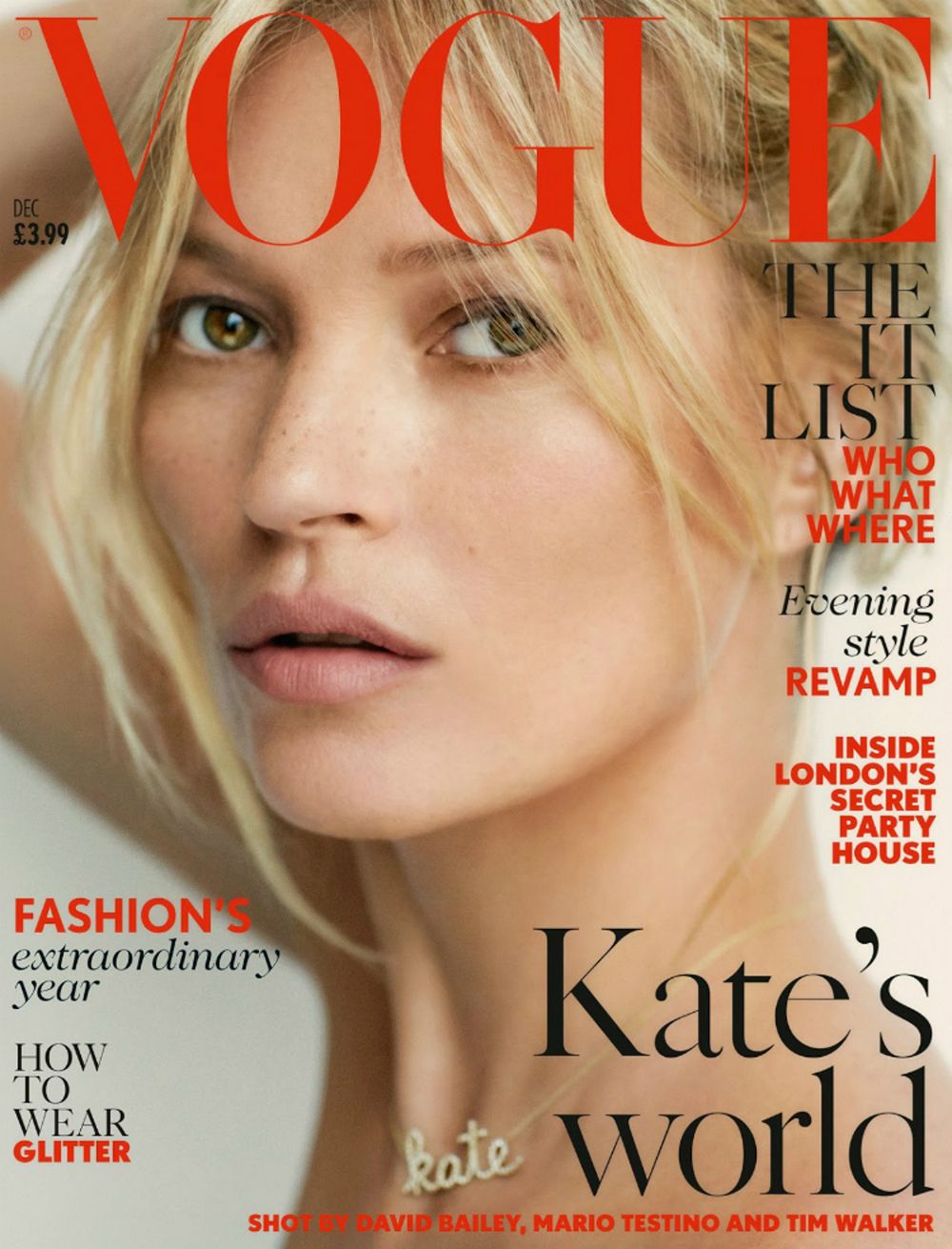 Kate Moss
Fot. screen z Vogue