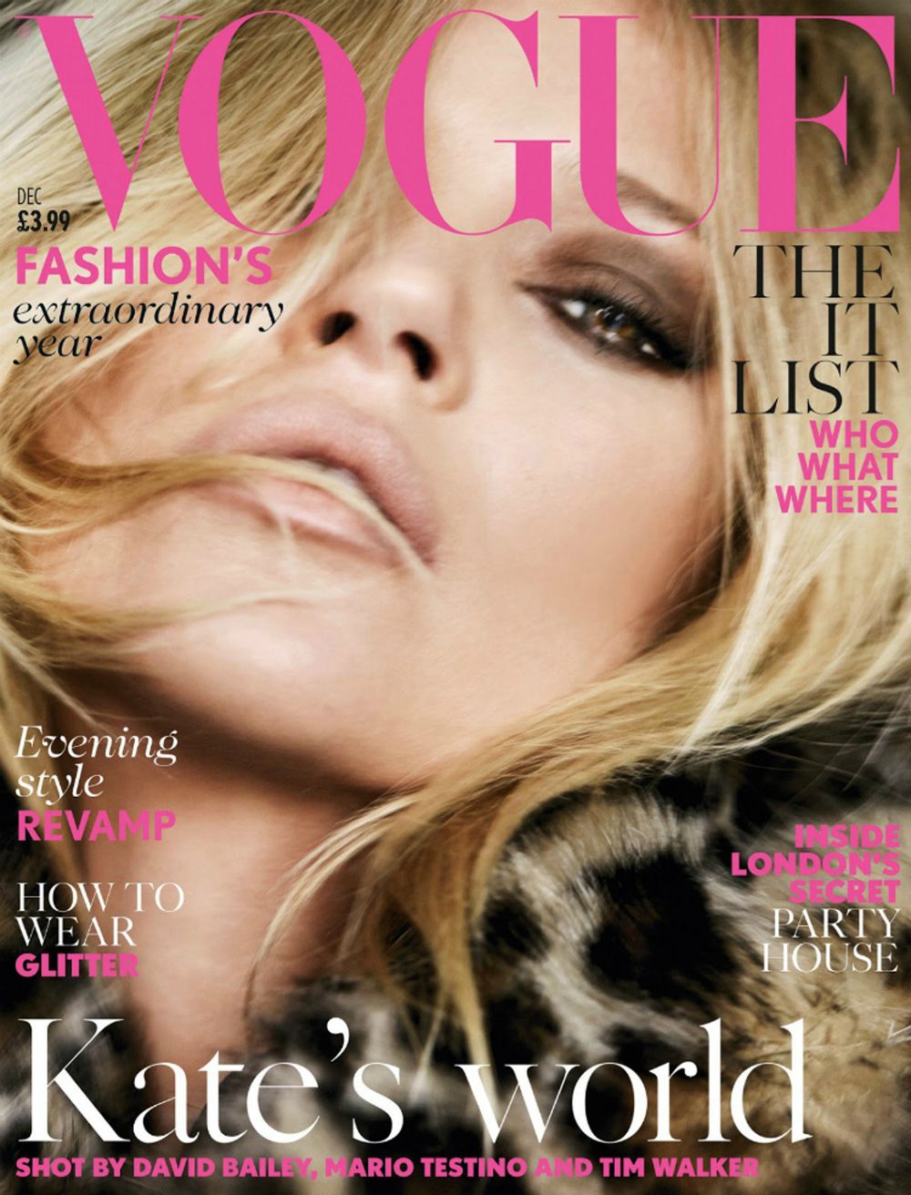 Kate Moss
Fot. screen z Vogue