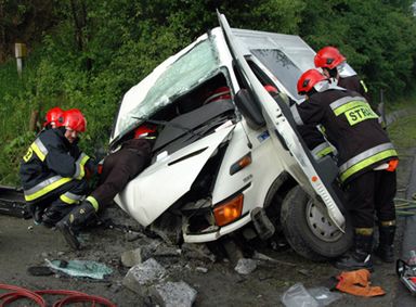 7 Ukraińców rannych w wypadku w Przemyślu