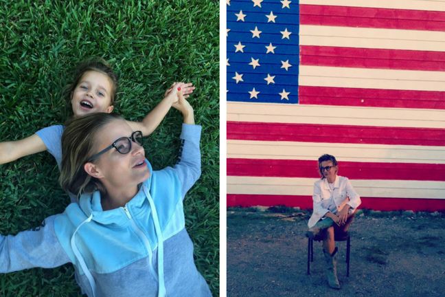 Anna Gretkowska z córką Victorią