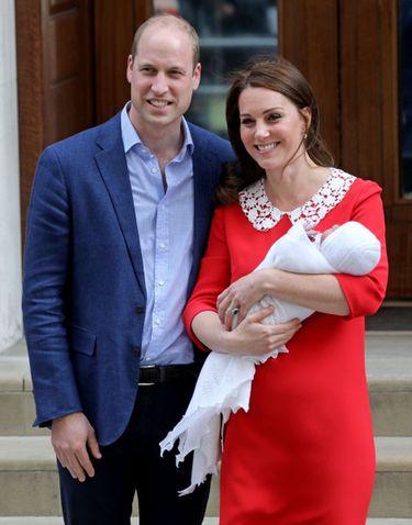 Książe William i Księżna Kate po narodzinach księcia Louisa