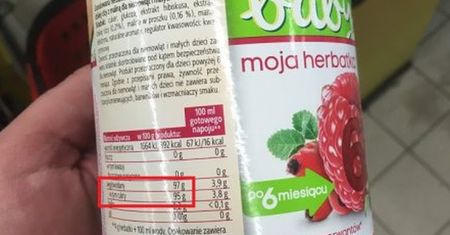 Herbatki granulowane dla niemowląt to sam cukier?