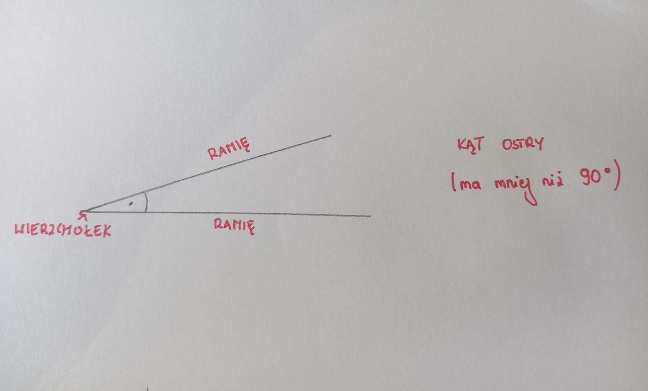 Kąt ostry