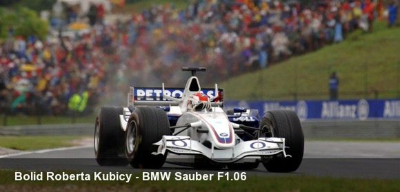 Bolid Roberta Kubicy - BMW Sauber F1.06