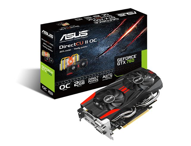 Karty graficzne Asus GeForce GTX 760 DirectCU w trzech odsłonach