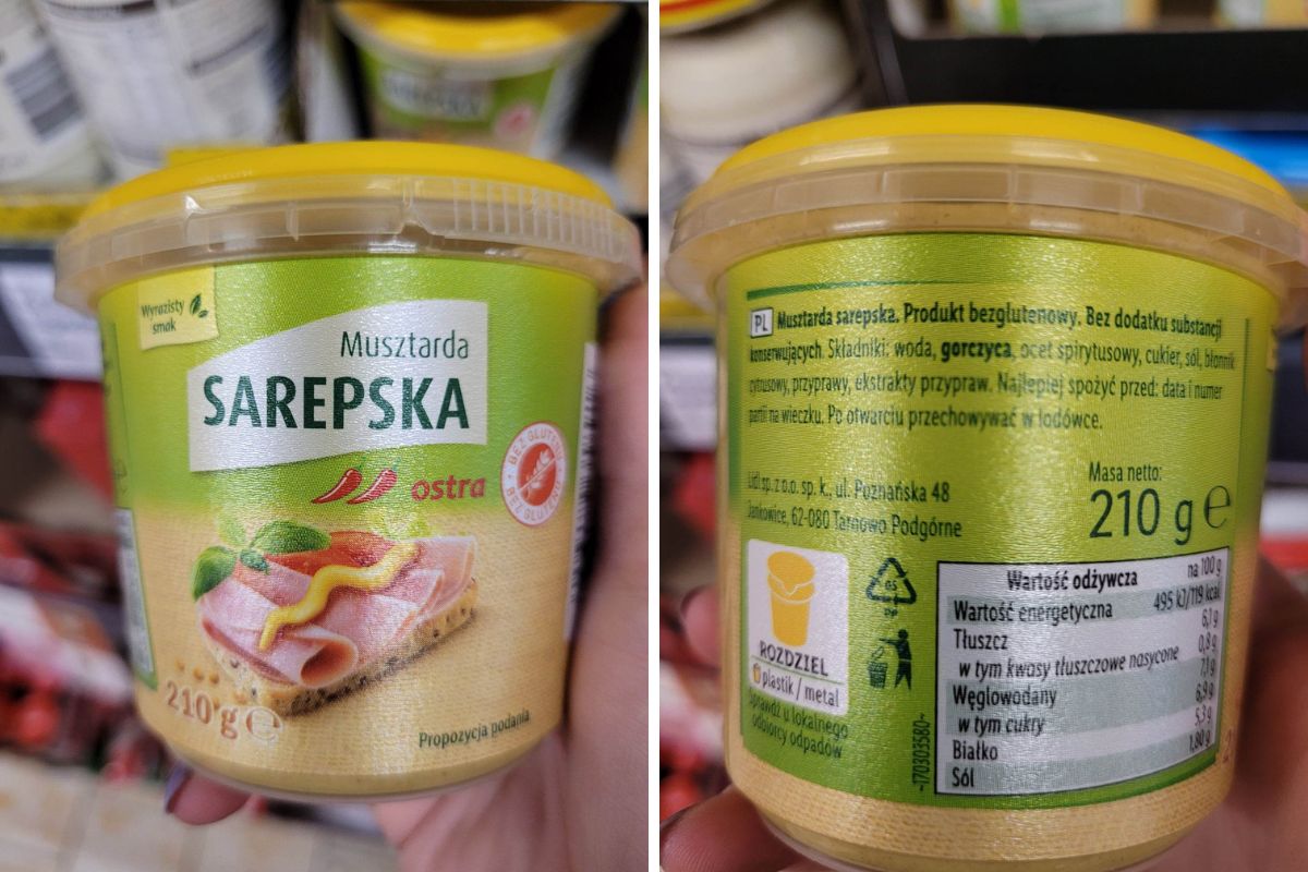 Lidl. &quot;Musztarda sarepska&quot;
