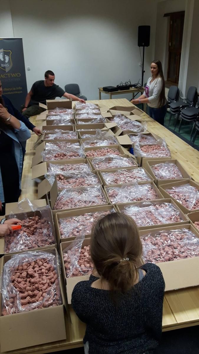 Fundacja Małych Stópek od lat produkuje modele 10. tygodniowego płodu