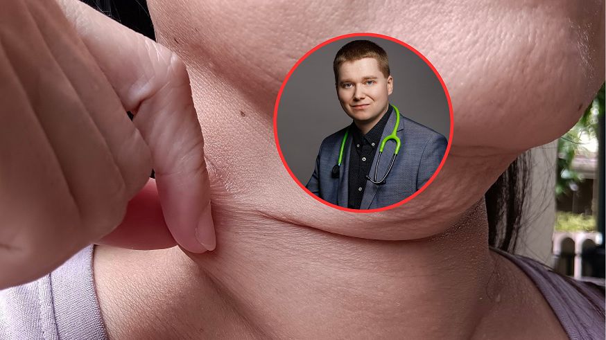 Kaszel i pochrząkiwanie. Dr Szymon Suwała wskazuje, że to mogą być objawy chorej tarczycy