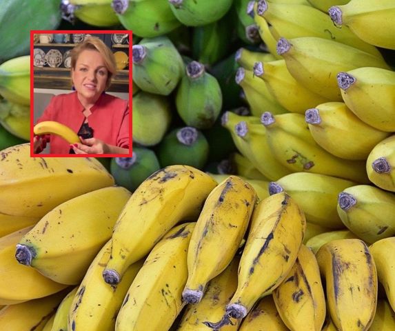 Czy banany trzeba myć przed obraniem ze skórki? Katarzyna Bosacka rozwiewa wątpliwości
