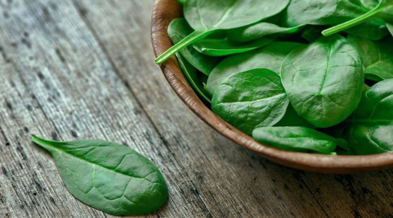 Szpinak zasobny w żelazo