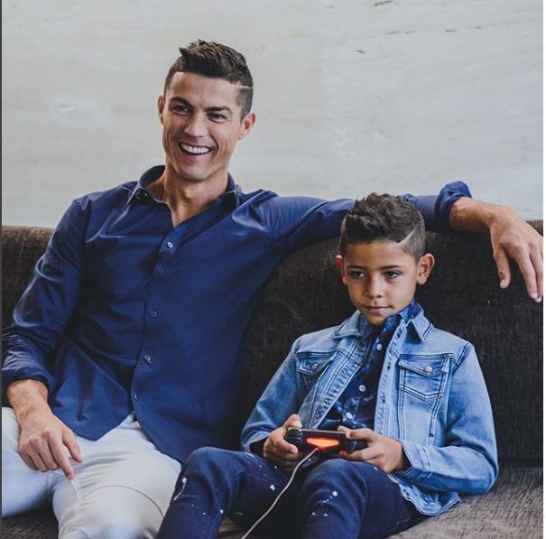 Cristiano z najstarszym synem