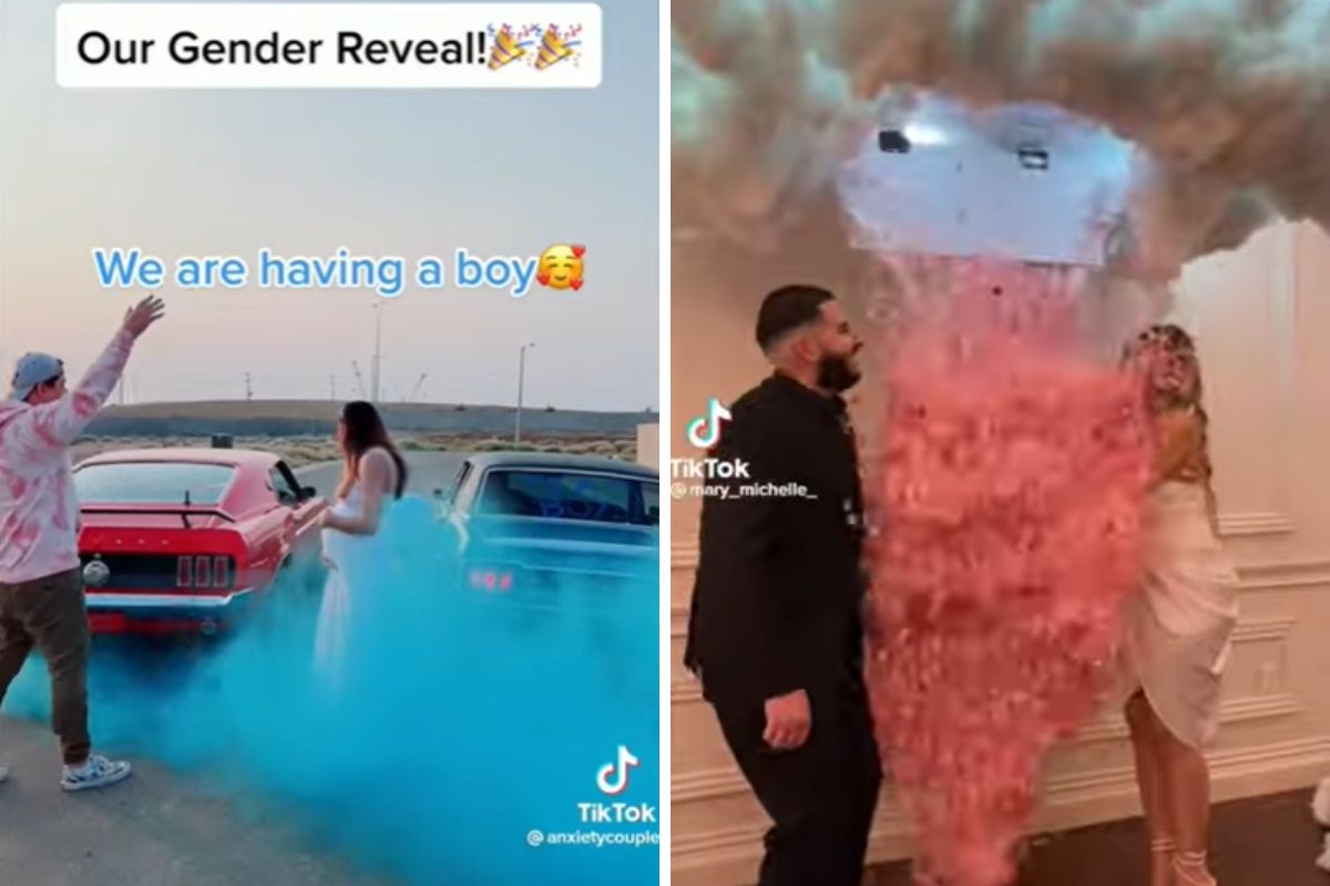 Spektakularne &quot;gender reveal&quot;
