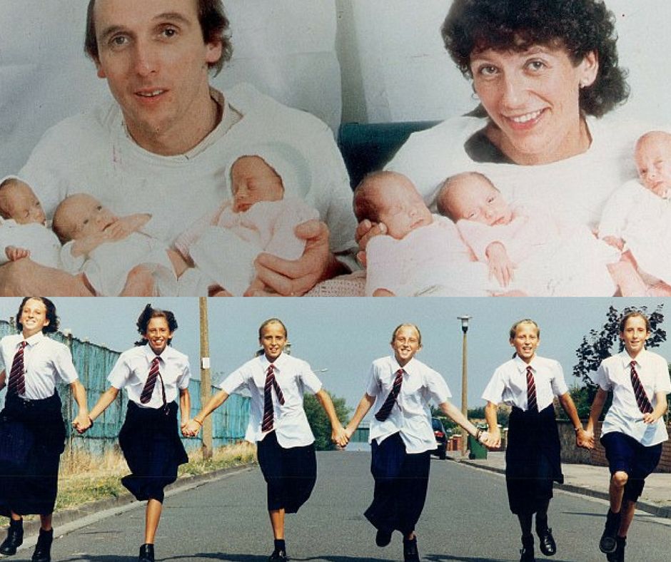 Sześcioraczki Walton/ DailyMail