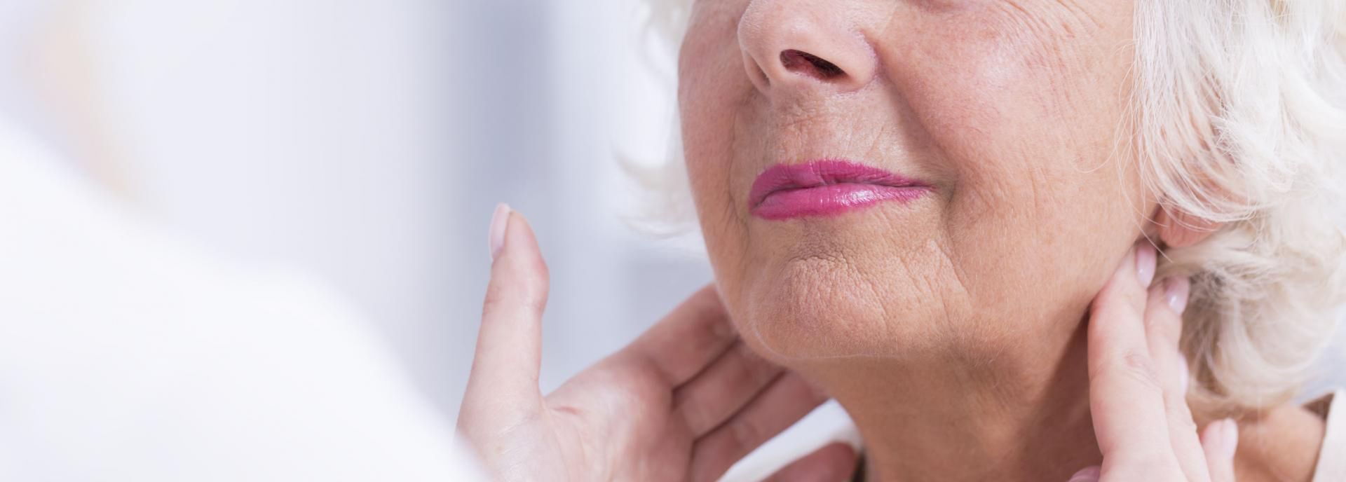 Powiększone węzły chłonne mogą być objawem nowotworu układu limfatycznego