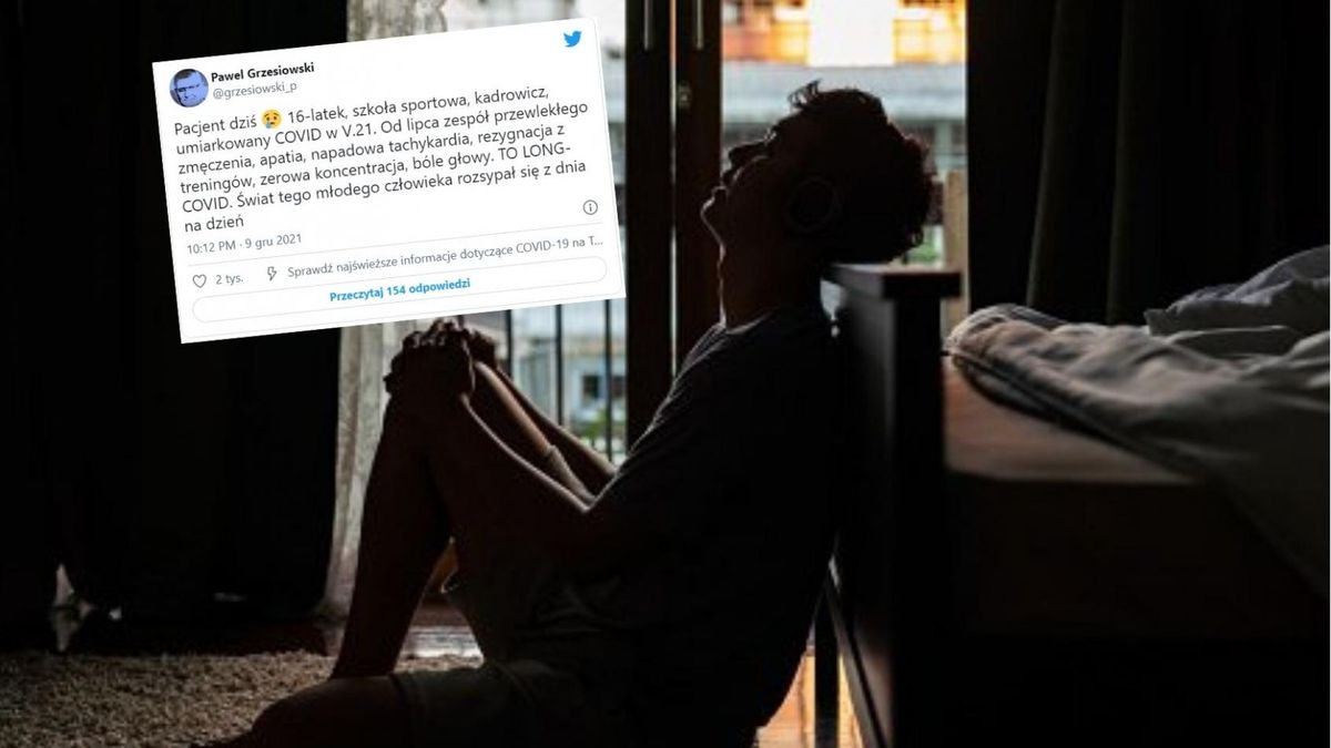16-latek od pół roku walczy z long-COVID. "Była szkoła sportowa, jest zmęczenie, apatia, zerowa koncentracja"
