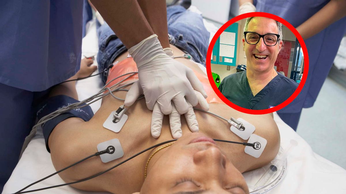 Po przyjęciu pacjenta z zawałem zorientował się, że sam ma zawał