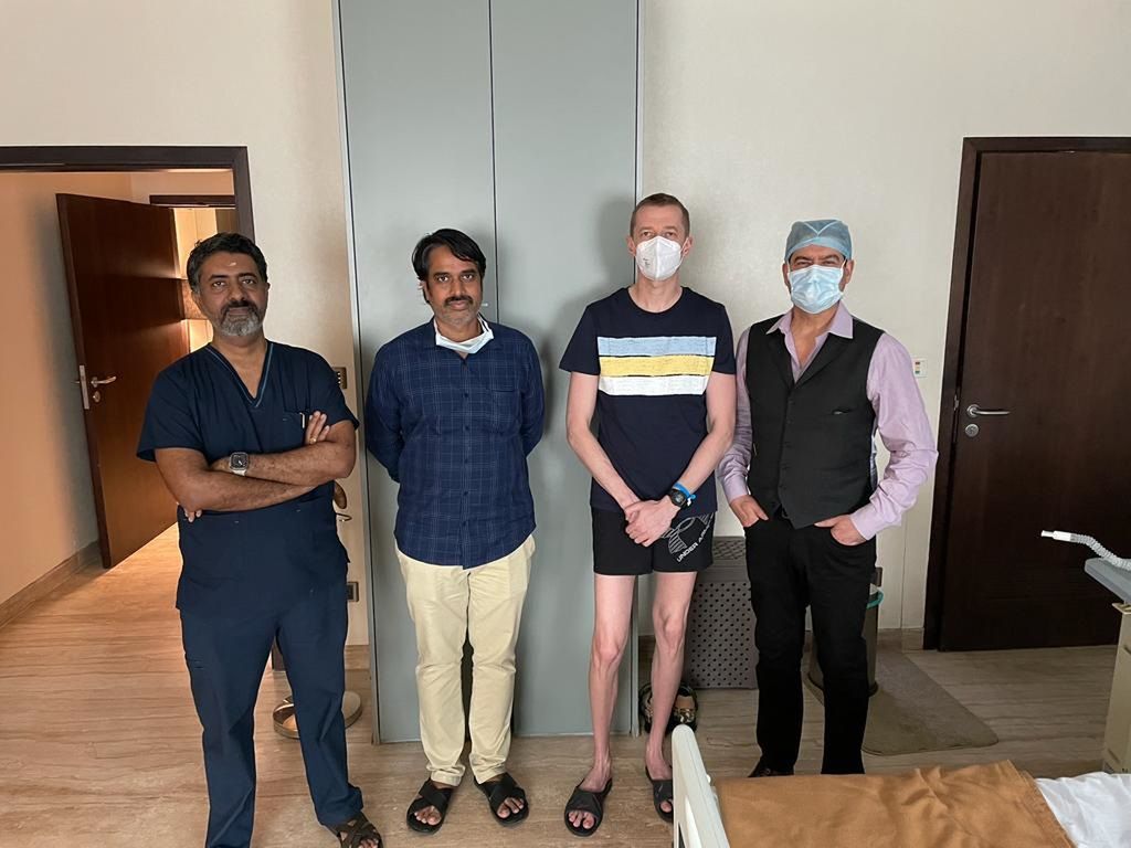 Konsylium lekarskie zakwalifikowało pana Łukasza do operacji w Indiach w MGM hospital