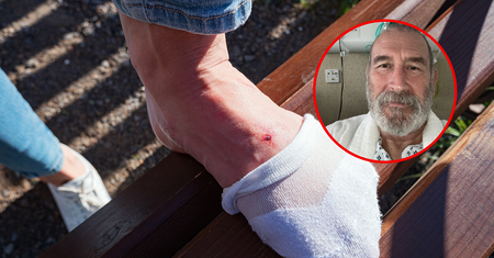 Objaw zauważył na spacerze z psem. Diagnoza była wstrząsem dla Roberta