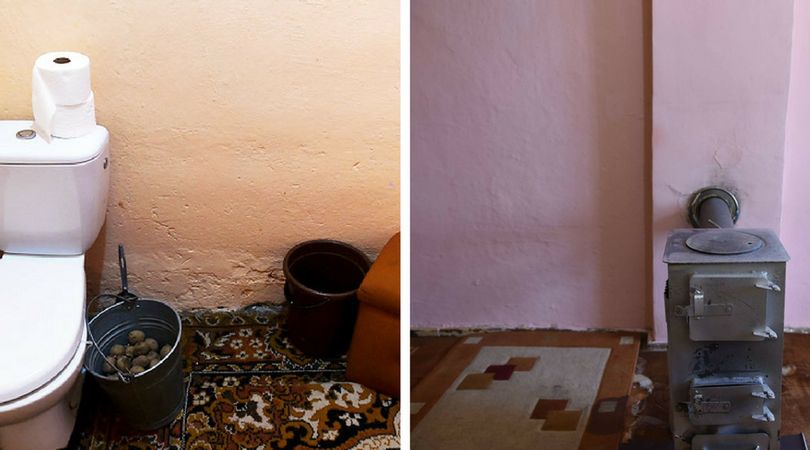 Wnętrze domu przed remontem