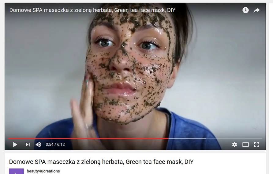 Zielona herbata pomaga nie tylko na oczyszczanie organizmu od wewnątrz, ale i z zewnątrz