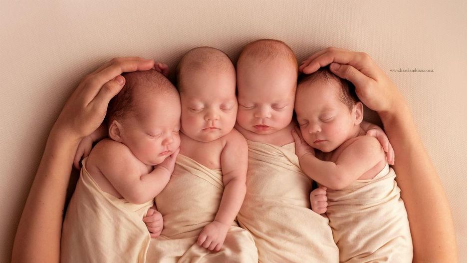 Czworaczki Quinn, Indie, Molly i Hudson [Cassandra English of Hazel and Cass]